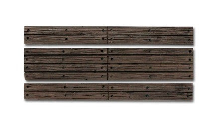 Woodland Scenics HO C1147 Grade Crossing Wood Plank - 2 Sets