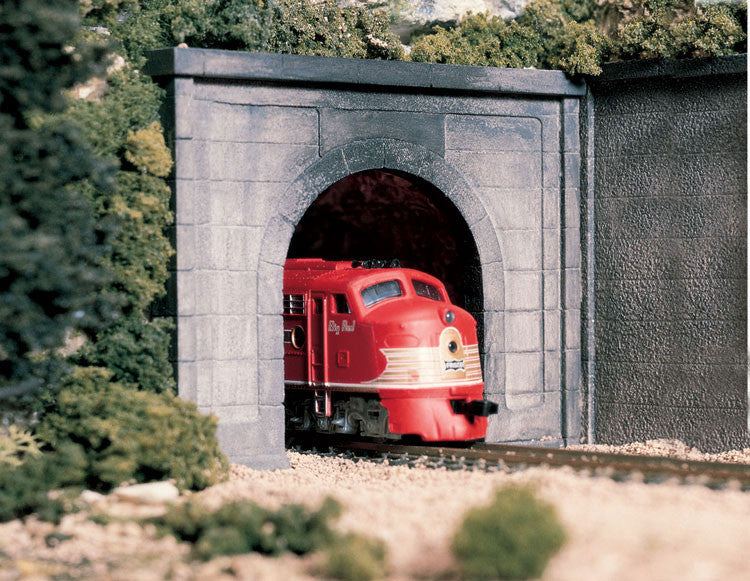 Woodland Scenics N C1152 Single Track Tunnel Portal Concrete - 2 Pieces