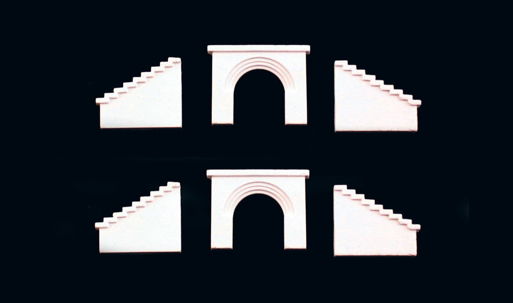 Woodland Scenics N C1163 Culvert Masonry Arch - 2 Pieces