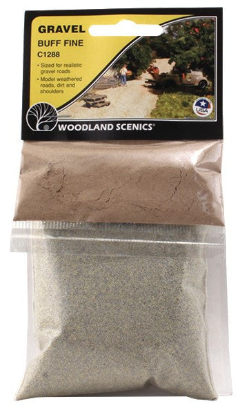 Woodland Scenics C1288 Gravel - Fine - Buff