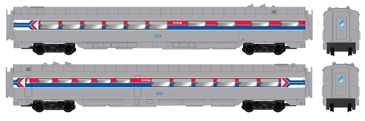Intermountain N Centralia Car Shops CCS7059-01 Western Diner Car Amtrak 'Phase I' AMTK #8065