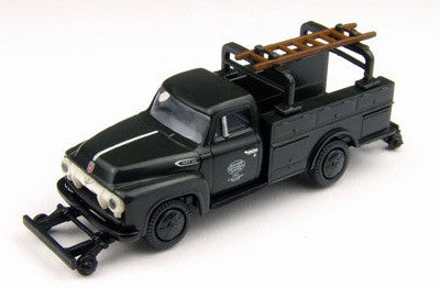 Classic Metal Works Mini Metals HO CMW30213 '54 Ford F-350 Utility Truck Hi-Rail New York Central RR