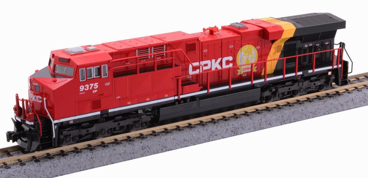 Kato N 176-8957 DCC Ready GE ES44AC GEVO Locomotive Canadian Pacific Kansas City CPKC KCS #9375