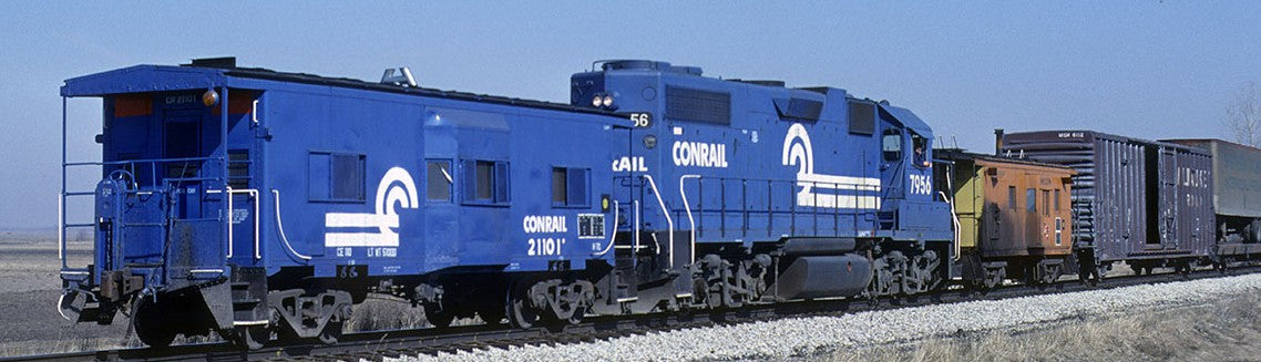 Tangent Scale Models HO 60714-01 Erie ICC Bay Window Caboose Conrail N7D 'Blue Repaint 1981+ Era' CR #21101