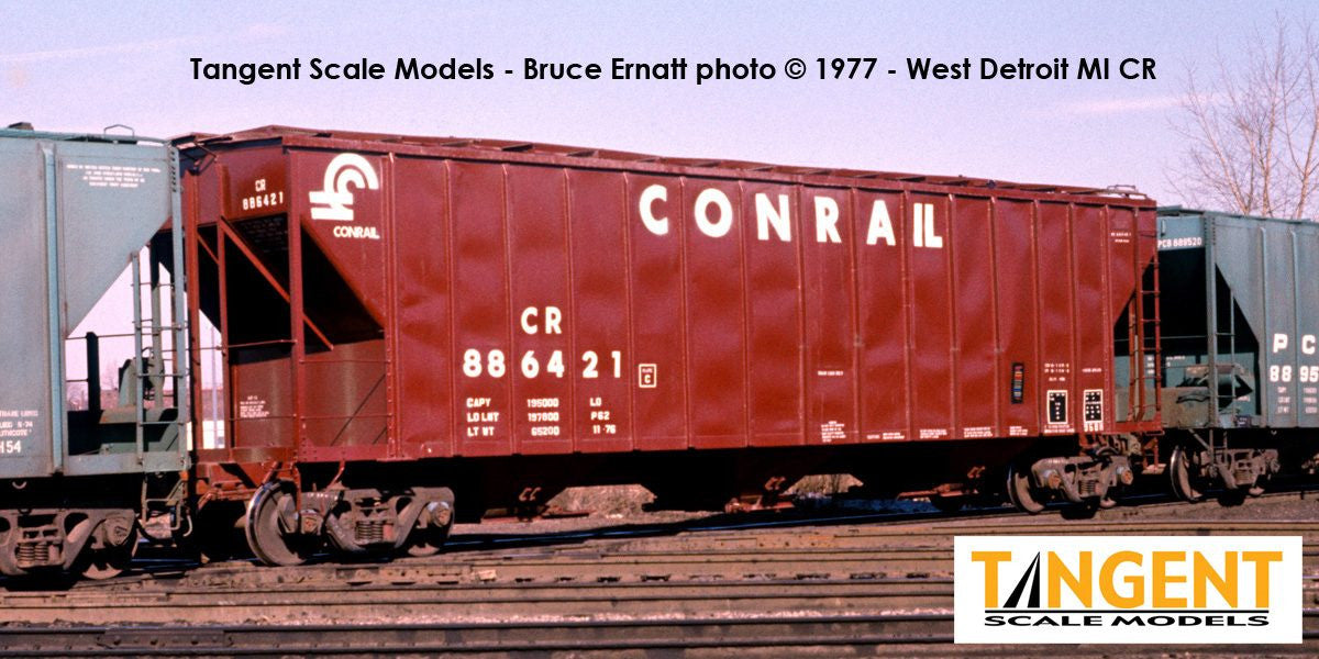 Tangent Scale Models HO 28113-01 DSI 4700 Covered Hopper Conrail 959H 'Repaint 1976' CR #886361