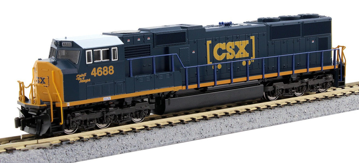 Kato N 176-7617 DCC Ready EMD SD70M w/Flat Radiators CSX 'Spirit of Tampa' #4688