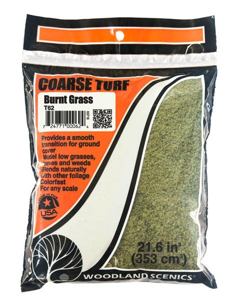 Woodland Scenics T62 Coarse Turf - Bag - Burnt Grass