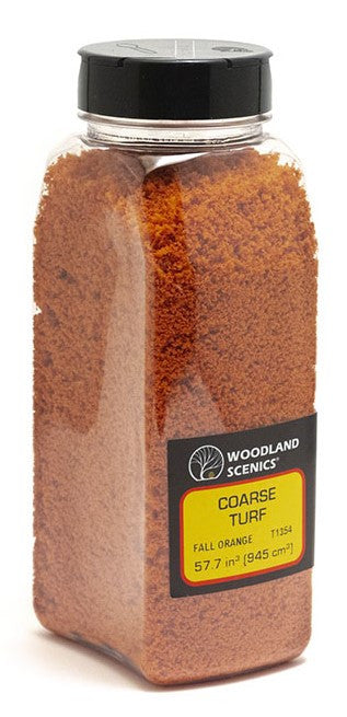 Woodland Scenics T1354 Coarse Turf - Shaker - Fall Orange