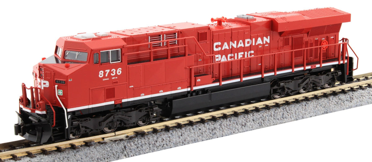 Kato N 176-8971 DCC Ready GE ES44AC GEVO Locomotive Canadian Pacific CP #8710