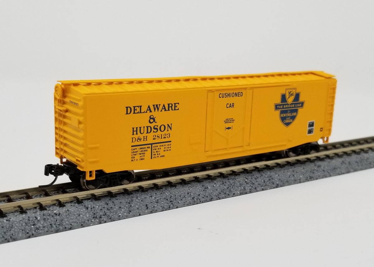 Athearn N ATH2848 50' PS-1 Plug Door Smooth Side Boxcar Delaware & Hudson D&H #28127