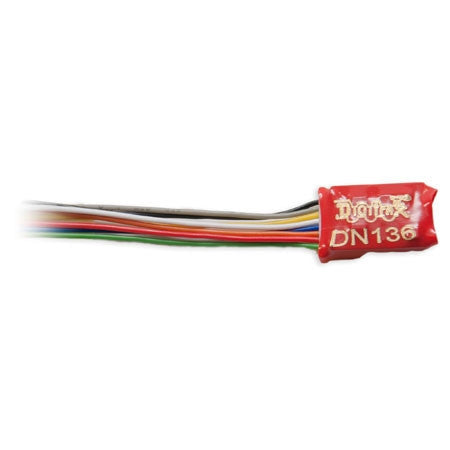 Digitrax N/HO DN136D Economy Wired 3-Function DCC Mobile Decoder