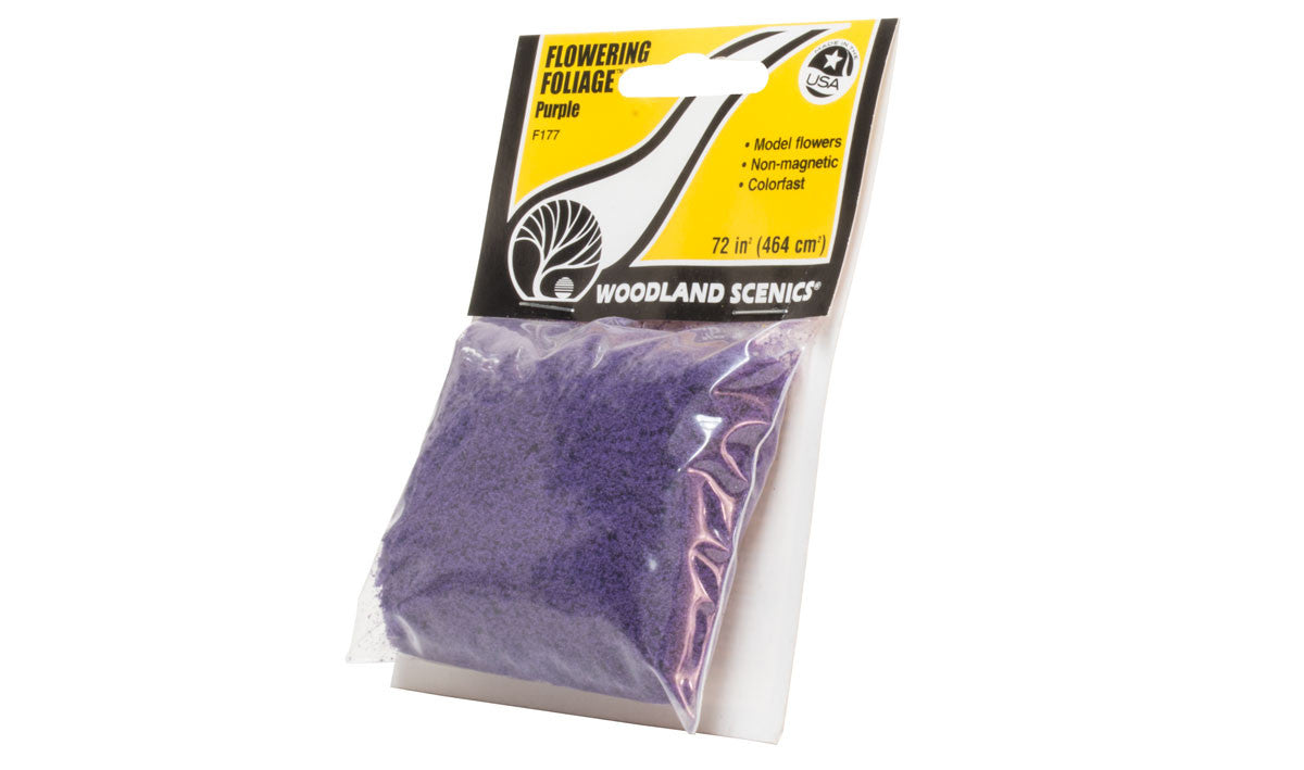 Woodland Scenics F177 Flowering Foliage Purple - Bag