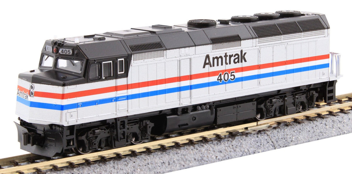 Kato N 176-6109 DCC Ready EMD F40PH Locomotive Amtrak Phase III Scheme AMTK #405 w/o ditch lights
