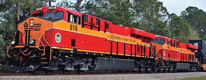 Kato N 176-8946 DCC Ready GE ES44C4 GEVO Locomotive Florida East Coast FEC #801