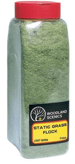 Woodland Scenics FL634 Static Grass Flock Shaker - Light Green