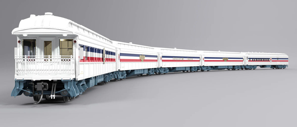 Broadway Limited Imports HO 9712 1947 Freedom Train Heavyweight 5-Car Passenger Set '1947 Scheme '