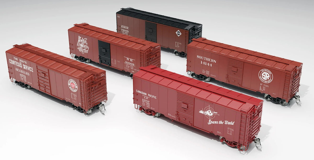 Rapido Trains Inc HO 180002A 1937 AAR 40' Boxcar "Square corner" Soo Line Single Car