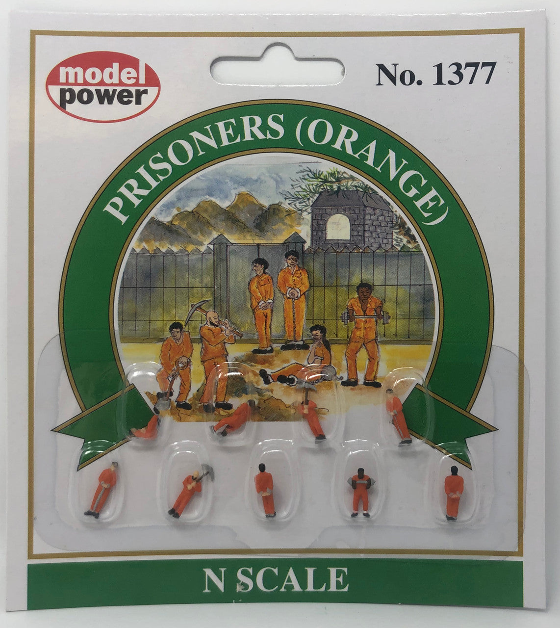 Model Power N 1377 Prisoners Orange - 9 Pcs