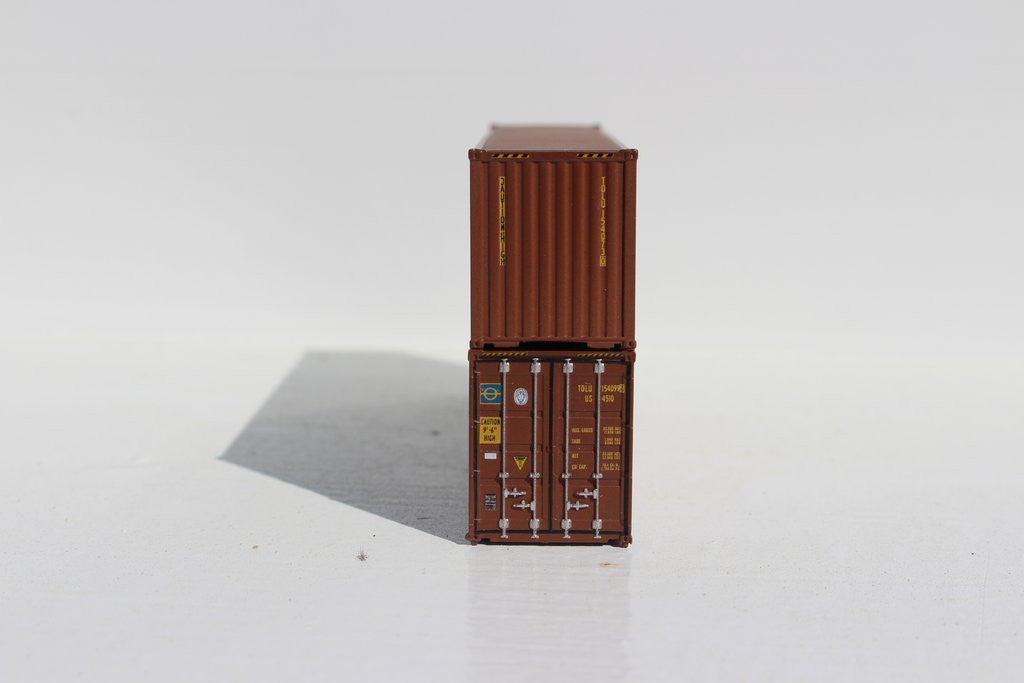 Jacksonville Terminal Company N 405027 40' High Cube Container TRANS OCEAN 2-Pack