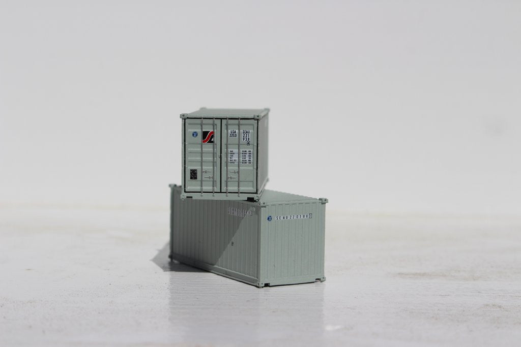 Jacksonville Terminal Company N 205344 20' Standard Height Container SEA LAND 2-Pack