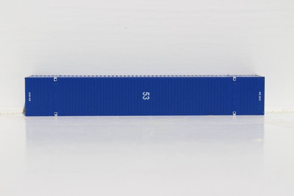 Jacksonville Terminal Company N 535032 53' High Cube Container American President Lines APL Vertical Logo 2-Pack
