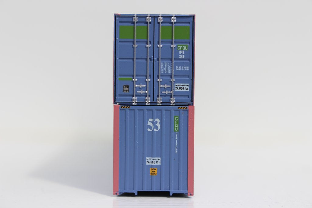 Jacksonville Terminal Company N 535066 53' High Cube Container COFC LOGISTICS 2-Pack