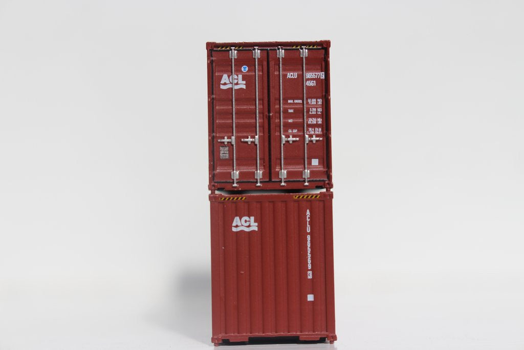 Jacksonville Terminal Company N 405018 40' High Cube  Container ACL Atlantic Container Line 2-Pack