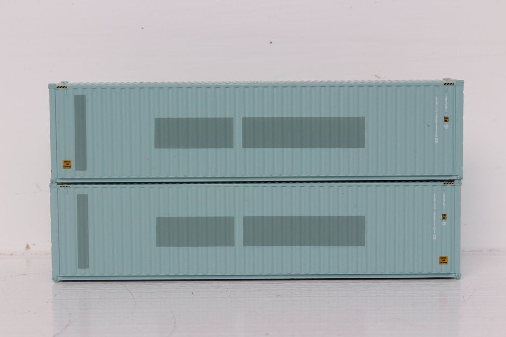 Jacksonville Terminal Company N 405118 40' High Cube  Container TRANSAMERICA 2-Pack