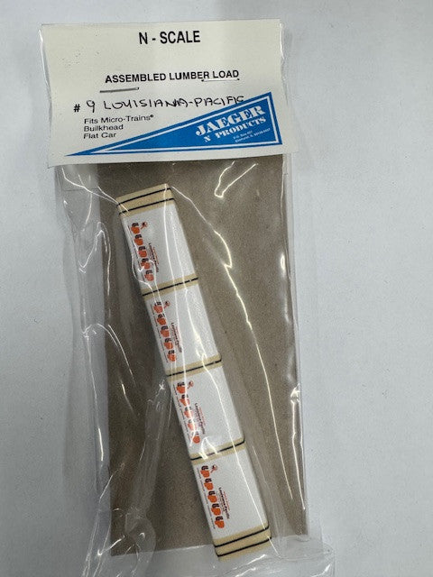 Jaeger Products N JAEP9 Bulkhead Flatcar Protected Building Product Load Louisiana - Pacific
