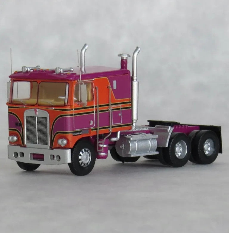 Trainworx N 41053 Kenworth K100 Tractor w/VIT Flat-Top Sleeper Cab Salem Burgundy and Orange