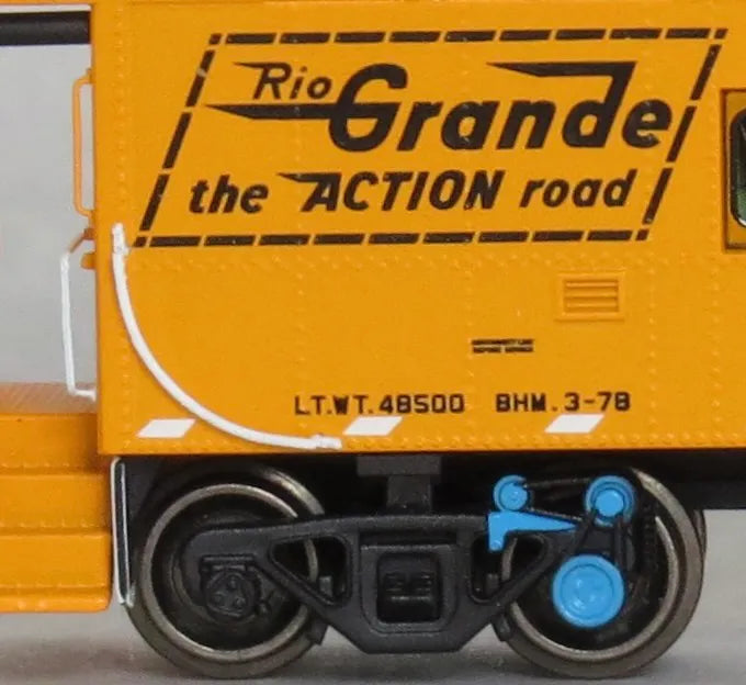 Trainworx N 3140154 DRGW 1400-Series Steel Cupola Caboose Denver & Rio Grande Western 'Orange Caboose' DRGW #01454