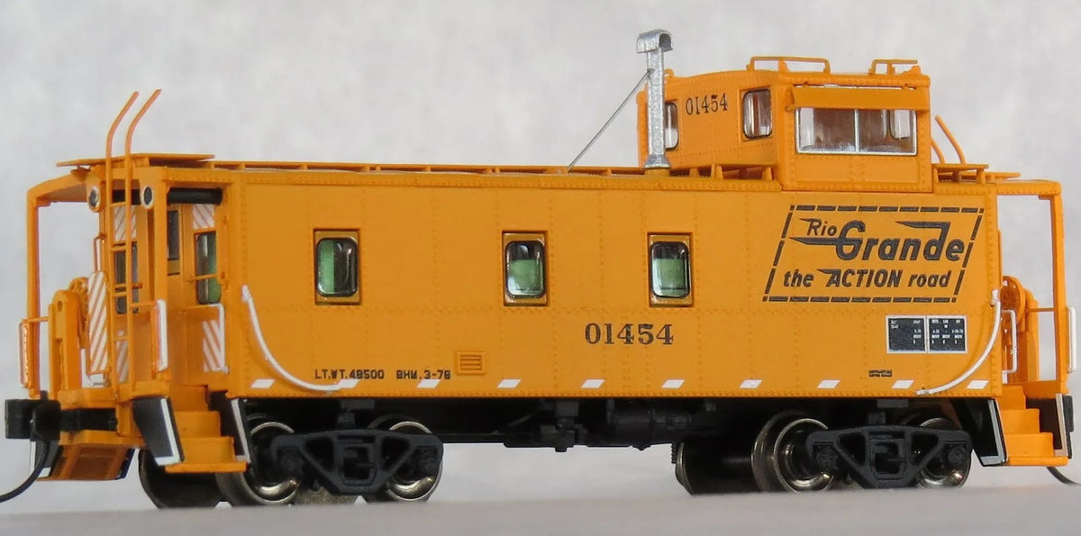 Trainworx N 3140154 DRGW 1400-Series Steel Cupola Caboose Denver & Rio Grande Western 'Orange Caboose' DRGW #01454