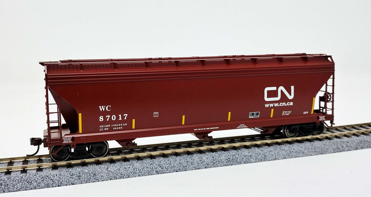 Atlas Master HO 20006950 ACF 4650 Centerflow Hopper Wisconsin Central 'CN Website Logo' WC #87044