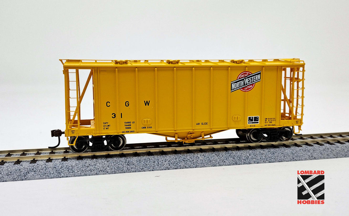 Athearn HO Scale RTR 40' 2600 Airslide Early Version, CGW #31 (Yellow) Lombard Hobbies Exclusive