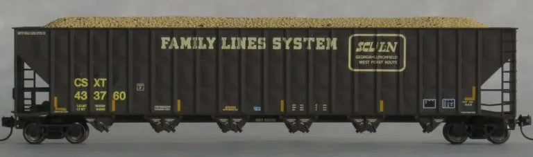 Trainworx N 27024-11 Greenville 7000 Cu Ft Wood Chip Hopper CSXT #433760
