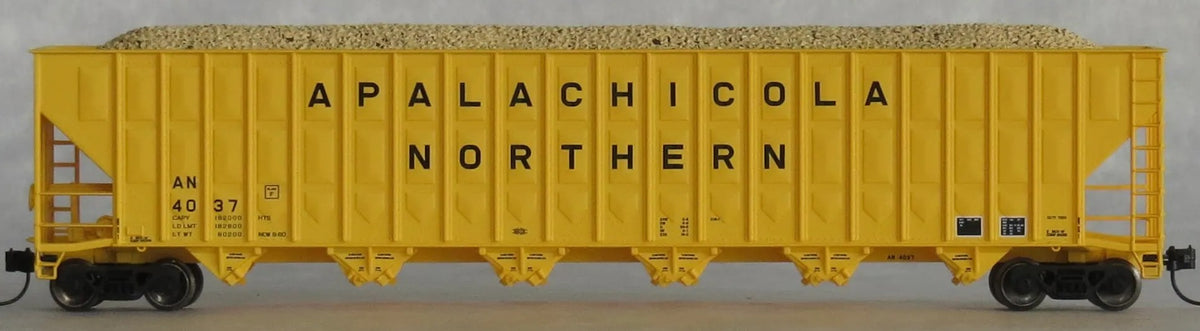 Trainworx N 27057-05 Greenville 7000 Cu Ft Wood Chip Hopper Apalachicola Northern AN #4048