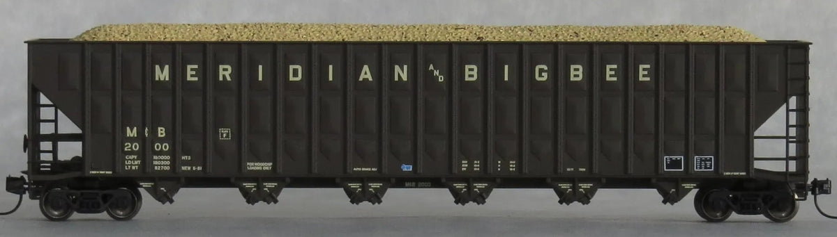 Trainworx N 270578-02 Greenville 7000 Cu Ft Wood Chip Hopper Meridian and Bigbee M&B #2003