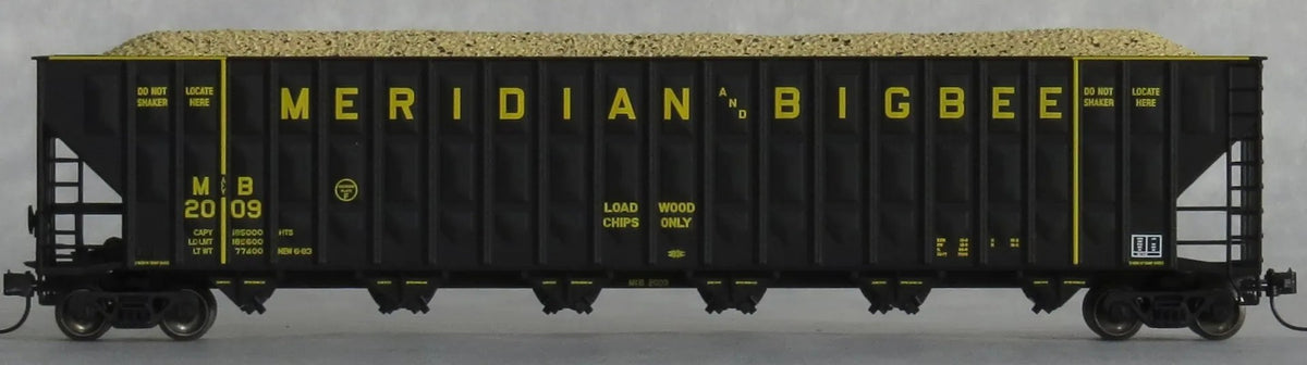 Trainworx N 270578-03 Greenville 7000 Cu Ft Wood Chip Hopper Meridian and Bigbee M&B #2005