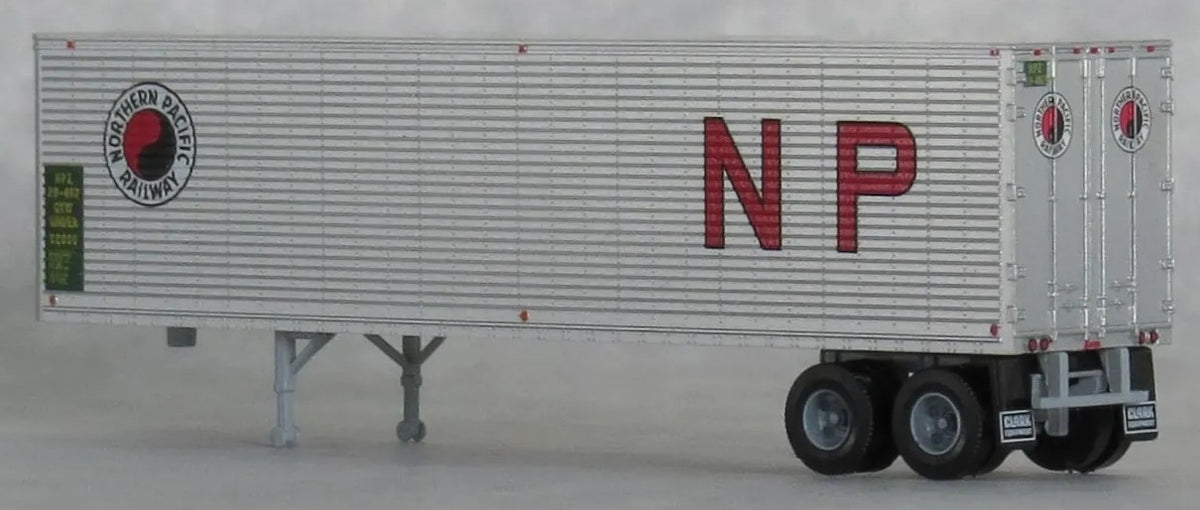 Trainworx N 40233-09 40′ Corrugated Trailer Northern Pacific NP #20473