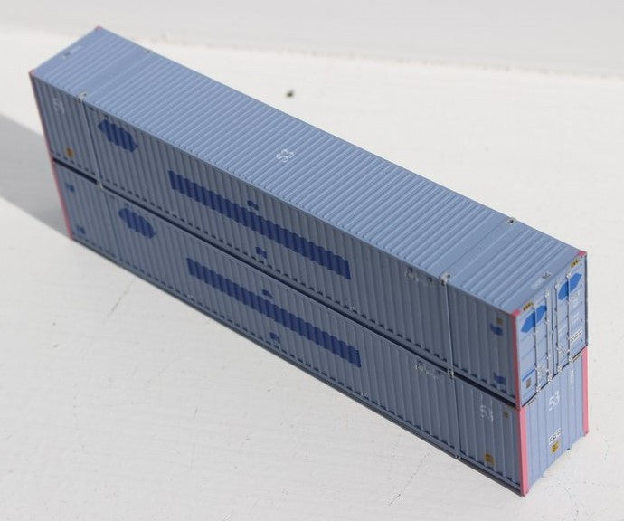 Jacksonville Terminal Company N 535068 53' High Cube Container COFC - ex PACER - 2-Pack