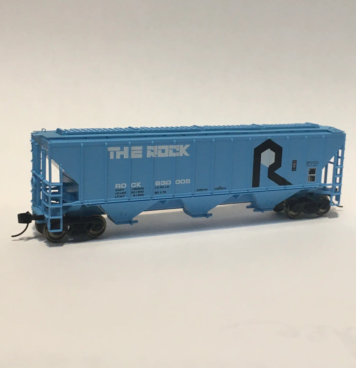 Trainworx N 24443-13 Pullman-Standard PS2-CD 4427 High-Side Covered Hopper THE ROCK ROCK #630005