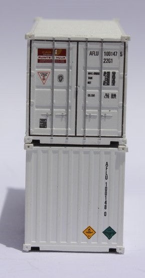 Jacksonville Terminal Company N 205357 20' Standard Height Container AIR FLOW 2-Pack