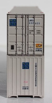 Jacksonville Terminal Company N 535039 53' High Cube Container UMAX patch ex NACS 2-Pack