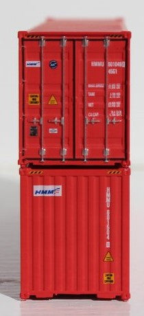 Jacksonville Terminal Company N 405020 40' High Cube  Container HYUNDIA 2-Pack