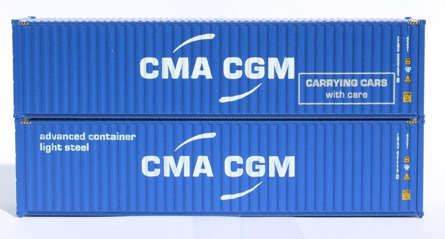 Jacksonville Terminal Company N 405092M 40' High Cube Container CMA CGM 'Mix Pack B' 2-Pack