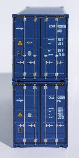 Jacksonville Terminal Company N 405092M 40' High Cube Container CMA CGM 'Mix Pack B' 2-Pack