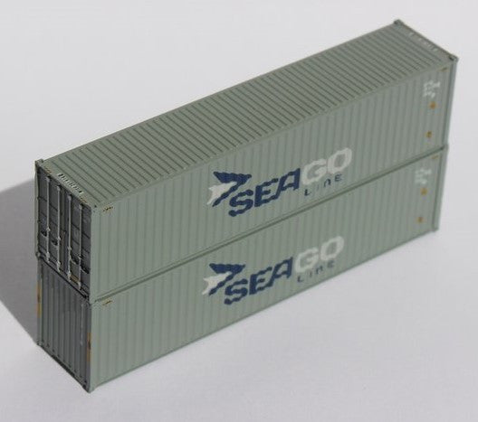 Jacksonville Terminal Company N 405057 40' High Cube Container SEAGO LINE 2-Pack