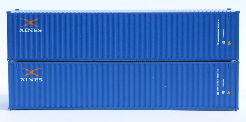 Jacksonville Terminal Company N 405303 40' Standard Height Corrugated Container XINES LIMITED 2-Pack