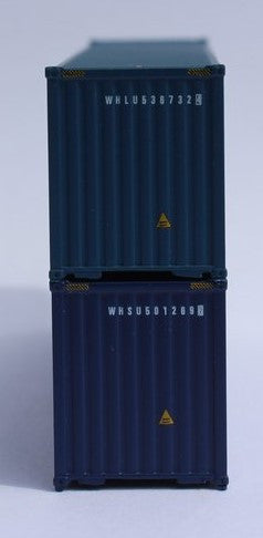 Jacksonville Terminal Company N 405054 40' High Cube Container WAN HAI 2-Pack