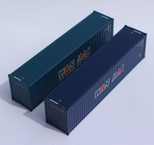 Jacksonville Terminal Company N 405054 40' High Cube Container WAN HAI 2-Pack